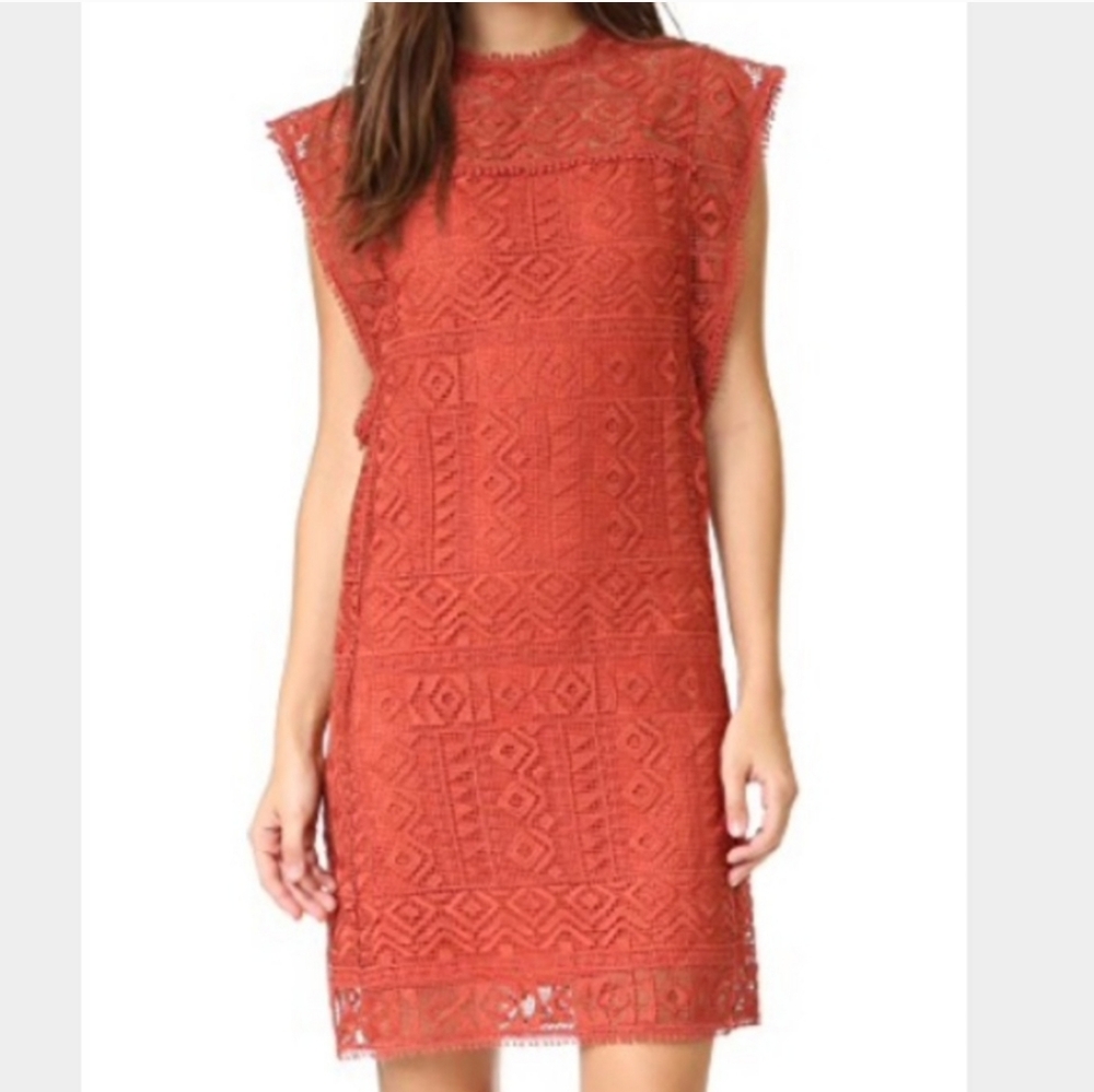 Ministry of Style Madness Dress, color Terracotta, US size 4, NWT!